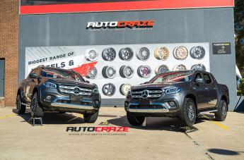 MERCEDES X CLASS REBEL ANTHRACITE CENTER W BLACK LIP